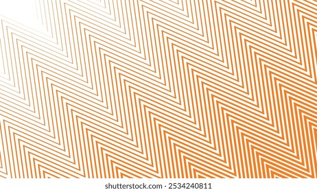Orange zig zag pattern abstract background for backdrop or presentation
