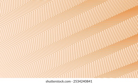 Orange zig zag pattern abstract background for backdrop or presentation