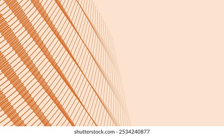 Orange zig zag pattern abstract background for backdrop or presentation