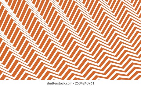 Orange zig zag pattern abstract background for backdrop or presentation