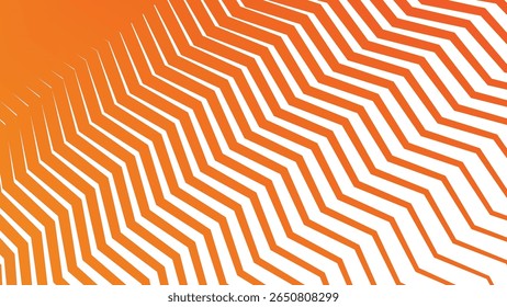Orange zig zag stripes line seamless pattern background for modern abstract fabric wallpaper and design