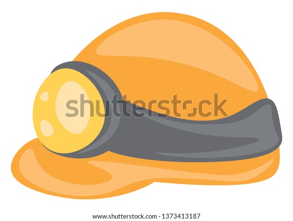 Orangecolored Miners Safety Helmet Soft 