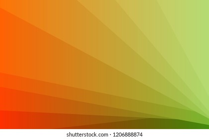 Orange-Green geometric Abstract gradient background.