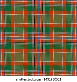 Orange,Green,Gray,Black and Blue Tartan Plaid Scottish Seamless Pattern. Texture from tartan, plaid, tablecloths, shirts, clothes, dresses, bedding, blankets and other textile.