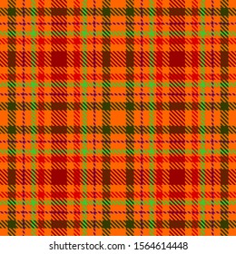 Orange,Red,Green and Purple Tartan Plaid Scottish Seamless Pattern. Texture from tartan, plaid, tablecloths, shirts, clothes, dresses, bedding, blankets and other textile.