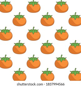 oranges citrus fruits pattern background vector illustration design
