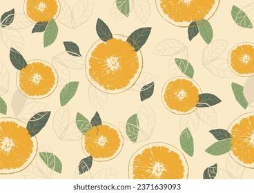 naranjas, combinaciones de frutas, frutas de verano,
Diseño de papel de regalo, patrón artístico, patrón de impresión, imagen de decoración interior, alimentos de frutas,
Ilustración del vector