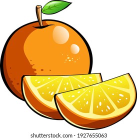 
oranges are a fruit that is loved by everyone, its bright aroma shows its freshness.