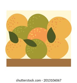 oranges fruits organic isolated icon