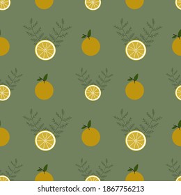 Ilustración anaranjada patrón sin fisuras.Ideal para tela, textil, raspado, papel envolvente.