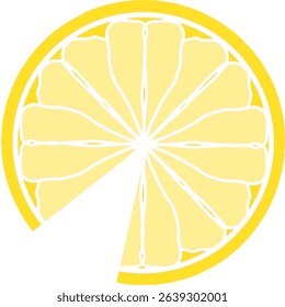 Oranges Lemons Whole and Sliced Variations in Vibrant Illustration Digital Artwork
