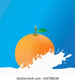 Oranges and milk