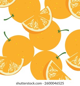 Oranges modern composition vector art