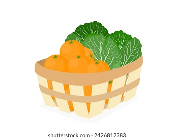 Orangen auf weißem Hintergrund.