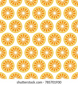 oranges seamless pattern, lemon background vector illustration