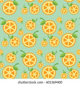 Oranges Summer Citrus Pattern