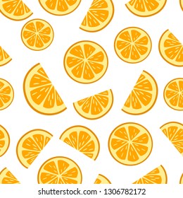 Orangevector Seamless Pattern Endless Texture Can Stock Vector (Royalty ...