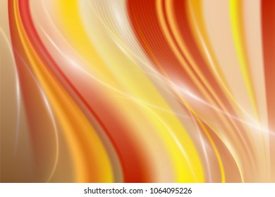 Orange-yellow abstract background with flashes of light and soft color waves.