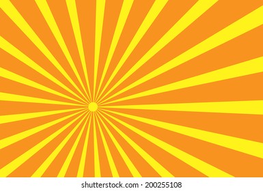 orange-yellow color burst background