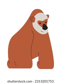 Orangutan Ape Animal Vector Illustration