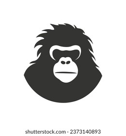 Orangutan Icon on White Background - Simple Vector Illustration