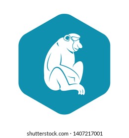 Orangutan icon. Simple illustration of orangutan vector icon for web