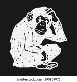 orangutan monkey doodle
