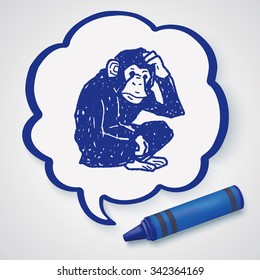 orangutan monkey doodle