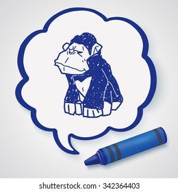 orangutan monkey doodle