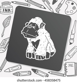 orangutan monkey doodle