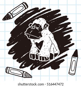 orangutan monkey doodle