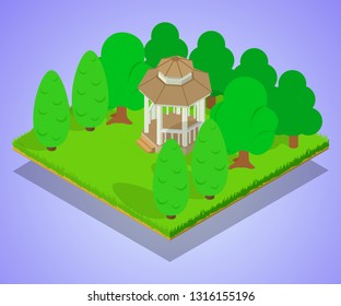 Oratory concept banner. Isometric banner of oratory vector concept for web, giftcard and postcard