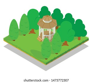 Oratory concept banner. Isometric banner of oratory vector concept for web, giftcard and postcard
