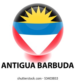 Orb Antigua Barbuda Flag