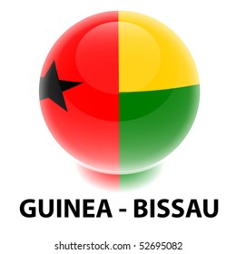 Bandera de Orb Guinea-Bissau