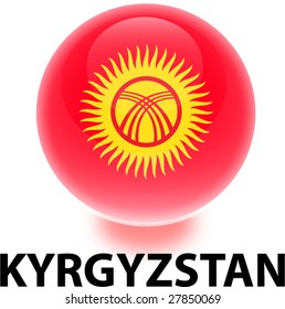 Bandera Orb Kirguistán