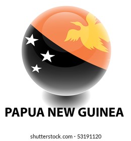 Bandera de Orb Papúa Nueva Guinea