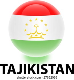 Orb Tajikistan Flag