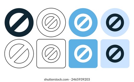 orbidden, do not, don't, sign icon symbol ui and ux design, glyphs and stroke line icon