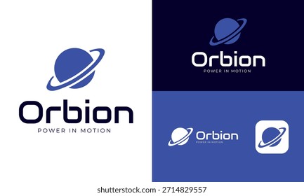 Orbion Logo – Modern Orb Tech Brand Identity Design