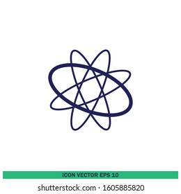 orbit globe earth icon vector logo template design element