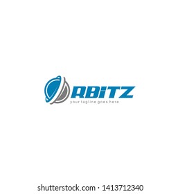 Orbit Globe Planet Logo Design Concept