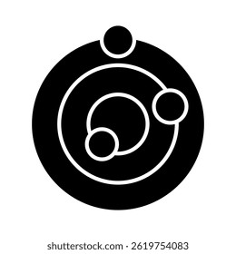 Elemento de icono de órbita para diseño