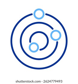 Orbitar Elemento De Ícone Para Design