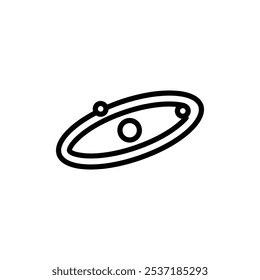 orbit icon line style vector