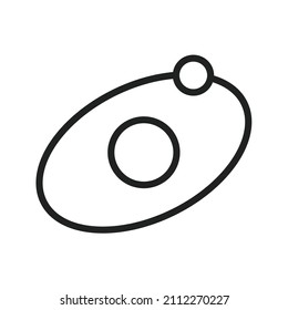Orbit icon vector image. Can also be used for Physical Fitness. Suitable for mobile apps, web apps and print media.