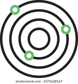 Orbit icon vector image. Suitable for mobile application web application and print media.