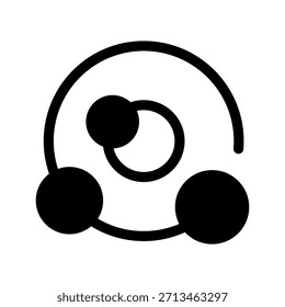 Orbit Icon Vector Symbol Design Illustration