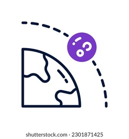icono de órbita para tu diseño de sitio web, logotipo, aplicación, interfaz de usuario.