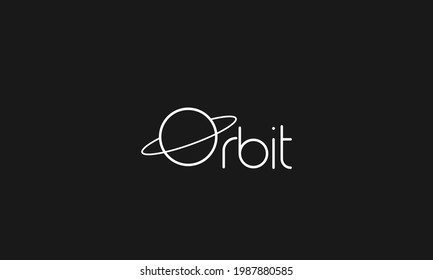 Orbit letter vector logo design